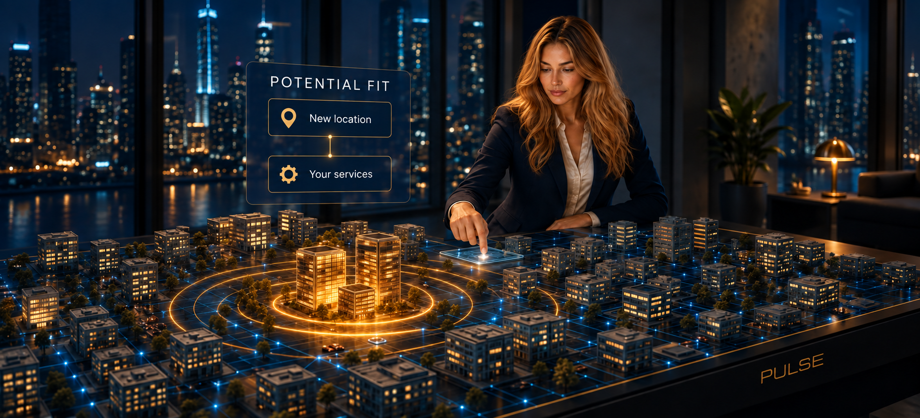 Pulse connects a new location announcement with a potential need for your services