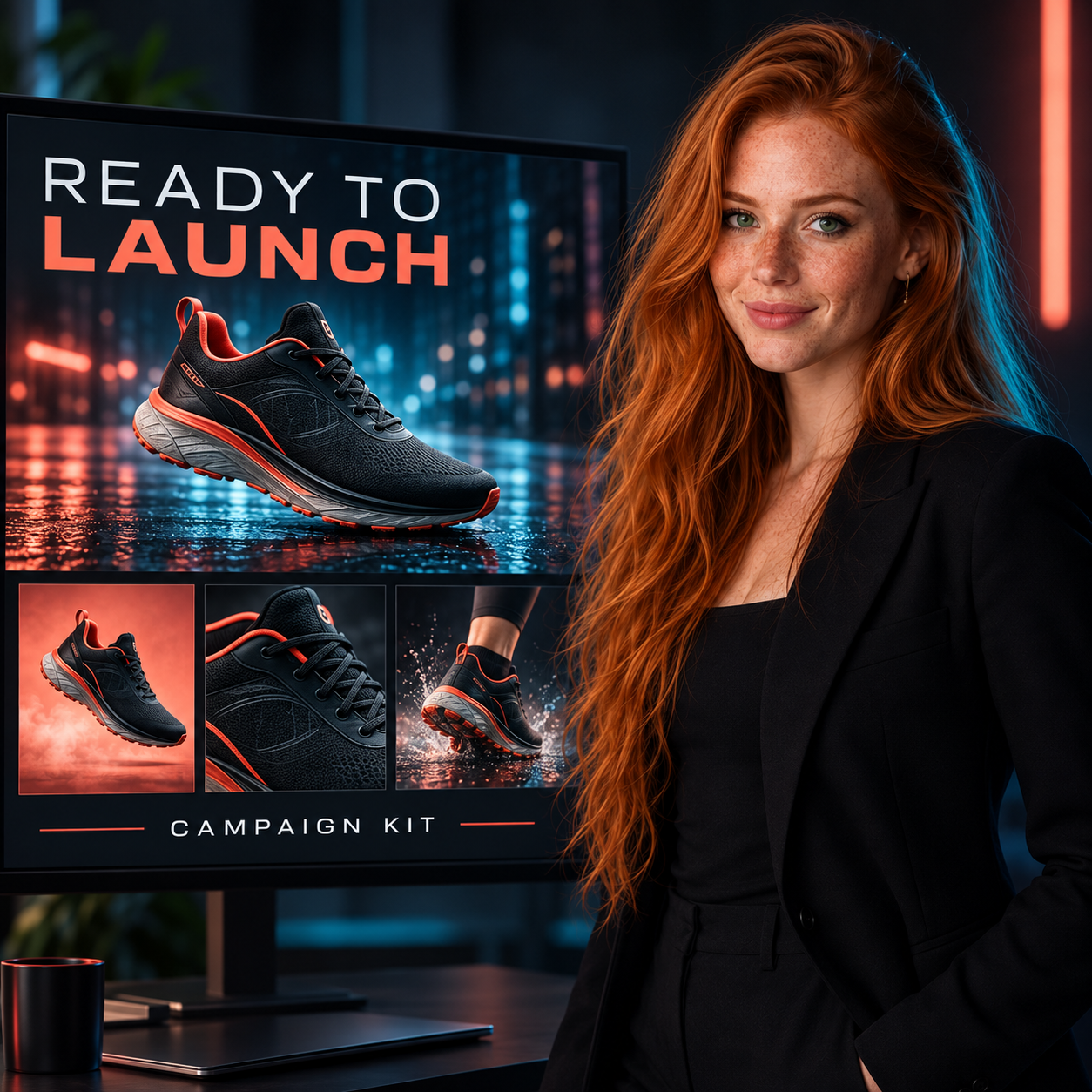 Studio presents a finished sneaker campaign kit ready to launch